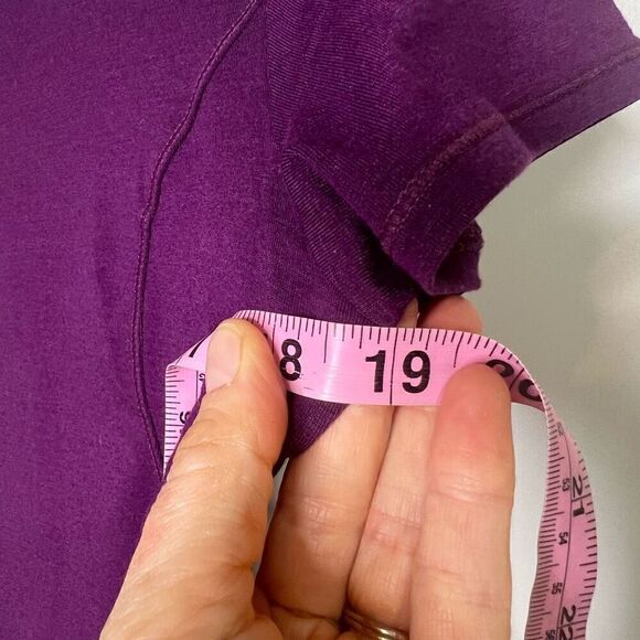 Zella Purple Active Wear Tee Shirt - Picture 4 of 7